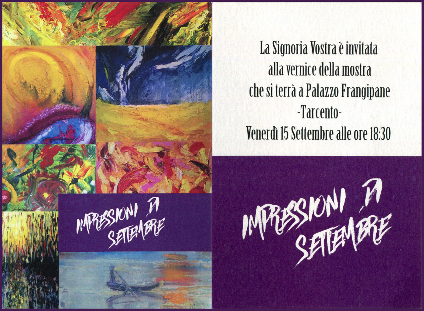 impressioni di settembre